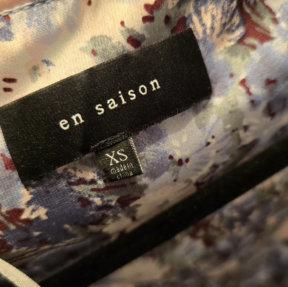 Floral Ruffle Mini Wrap Dress - XS - Picture 2 of 11